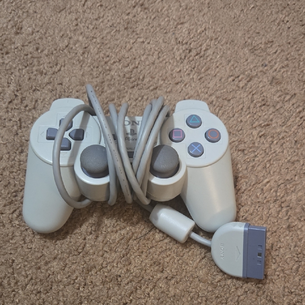 Sony White Wired Game Controller